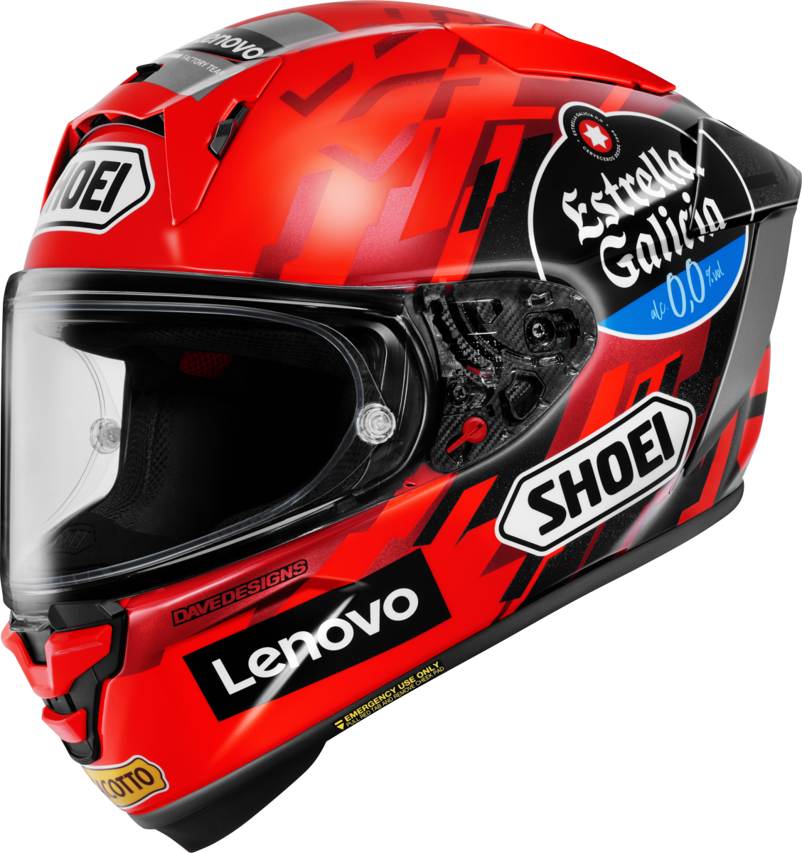 Casco Shoei X-SPR PRO TC-1 Replica Marc Marquez 2025