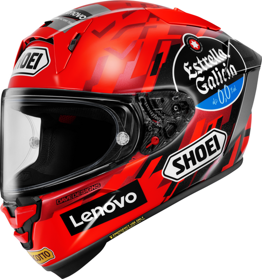 Casco Shoei X-SPR PRO TC-1 Replica Marc Marquez 2025