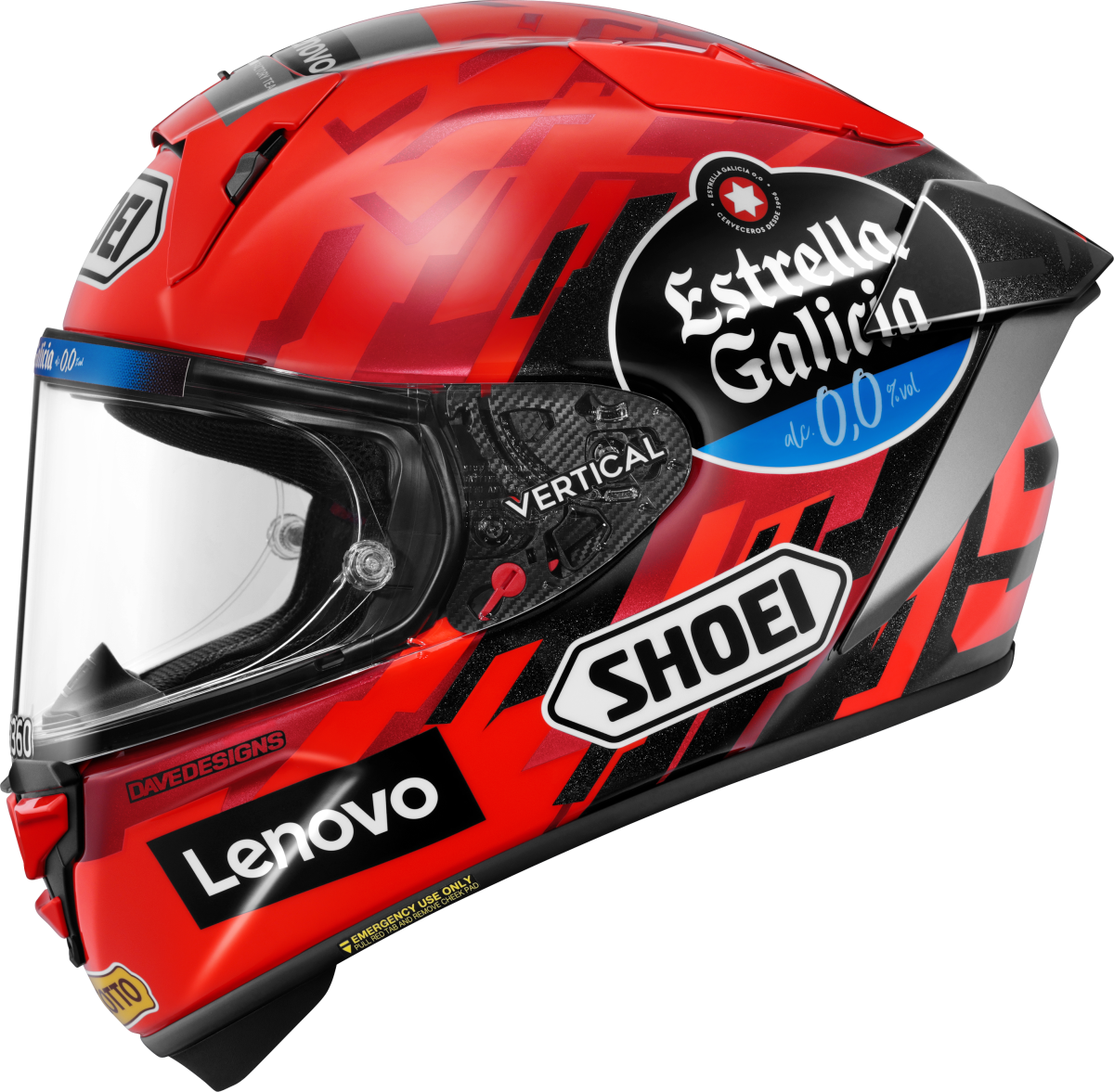 Casco Shoei X-SPR PRO TC-1 Replica Marc Marquez 2025