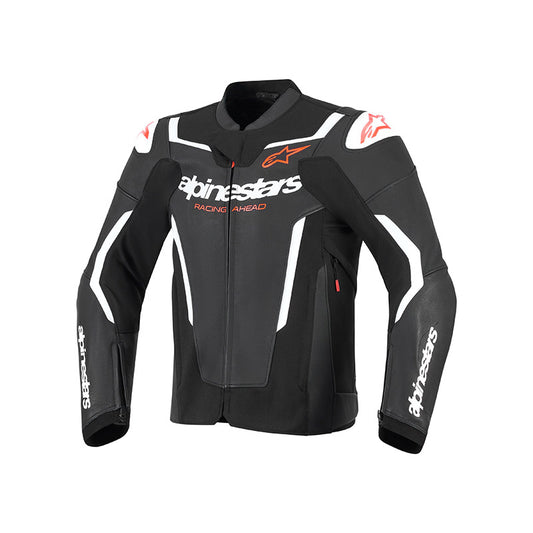 Giacca Pelle Alpinestars GP Force V2 nero bianco
