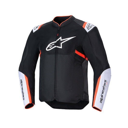 Alpinestars T-SPS Air V2 Jacket White Fluorescent Red