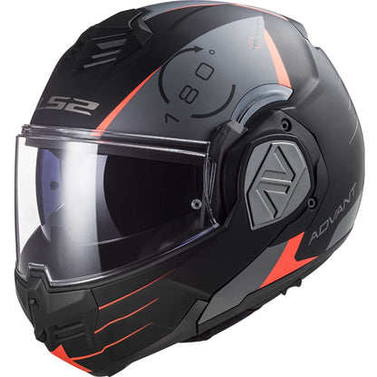 Casco Modulare Omologato P/J Ls2 FF906 ADVANT CODEX Nero Opaco Titanio