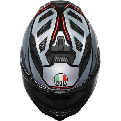 Casco Moto Integrale Agv K7 JAEGER Nero Silver