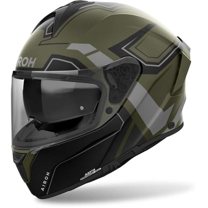 Casco Moto Integrale Airoh SPARK 2 DART Verde Militare Opaco