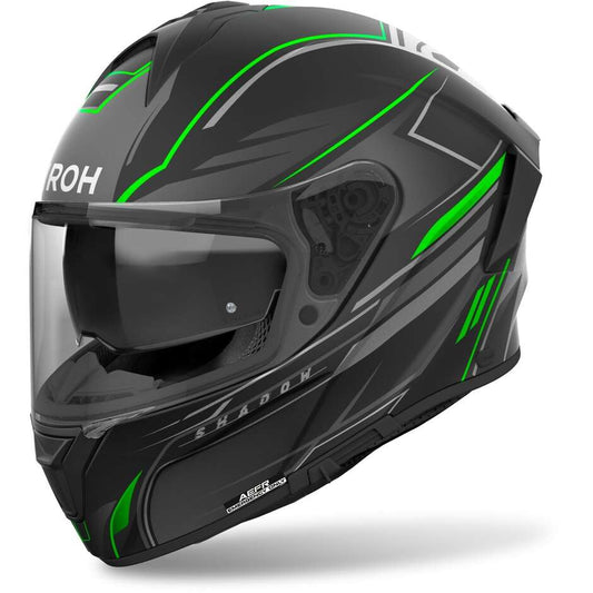 Casco Moto Integrale Airoh SPARK 2 SHADOW Verde Opaco