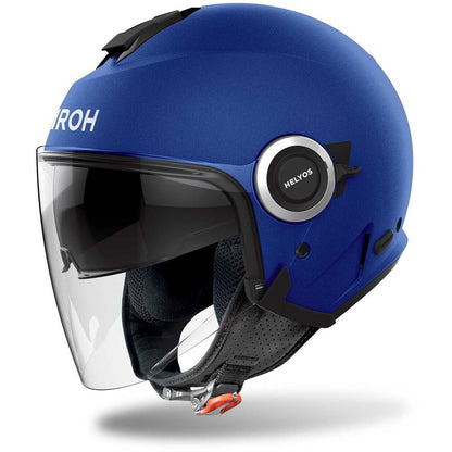 CASCO JET AIROH HELIOS BLUE MATT