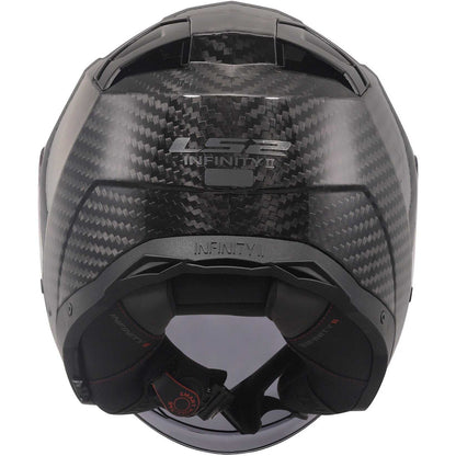 Casco de moto jet de carbono LS2 OF603 INFINITY 2 CARBON Sólido Mate