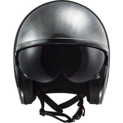 Casco Moto Jet Custom Ls2 OF599 SPITFIRE 2 JEANS Lucido