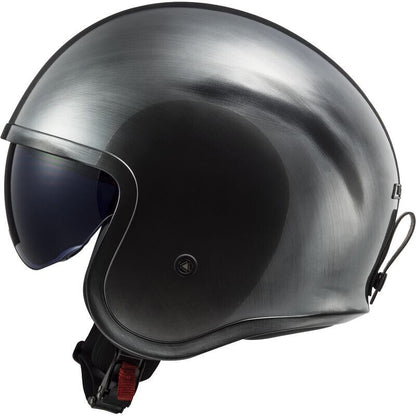 Casco Moto Jet Custom Ls2 OF599 SPITFIRE 2 JEANS Lucido