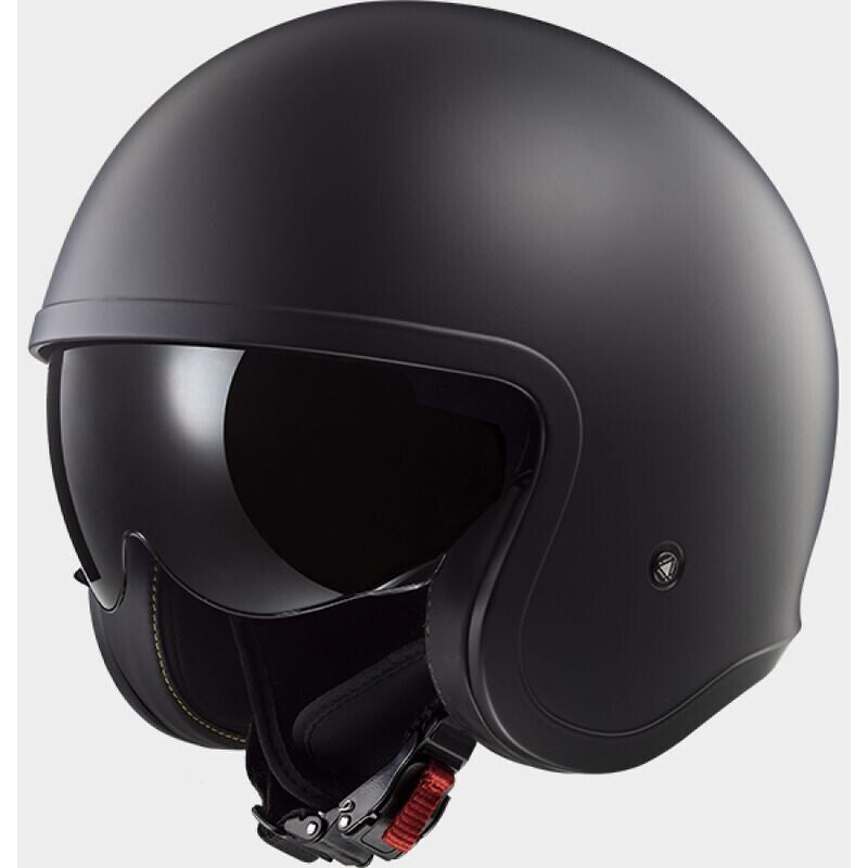 Casco Moto Jet Custom Ls2 OF599 SPITFIRE 2 matt Black