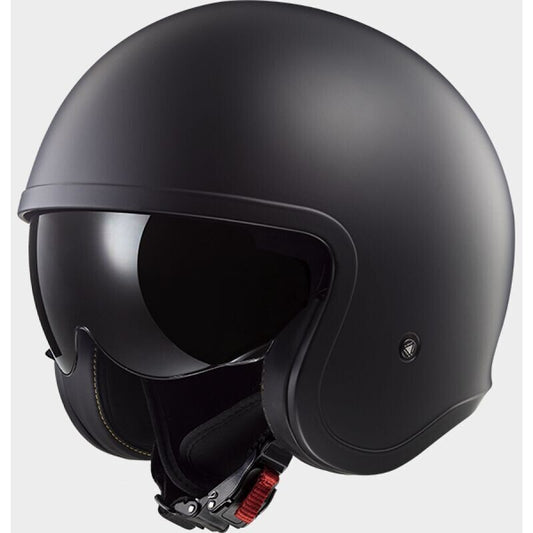 Casco Moto Jet Custom Ls2 OF599 SPITFIRE 2 matt Black