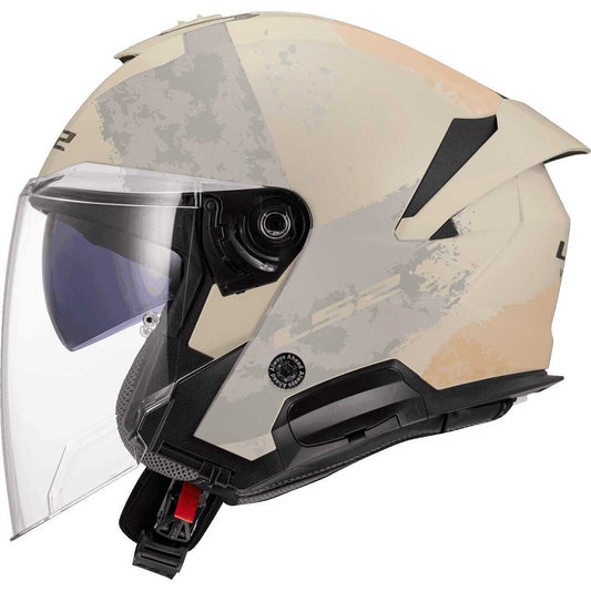 LS2 OF618 VERSO II AQUA Jet Motorcycle Helmet Ivory