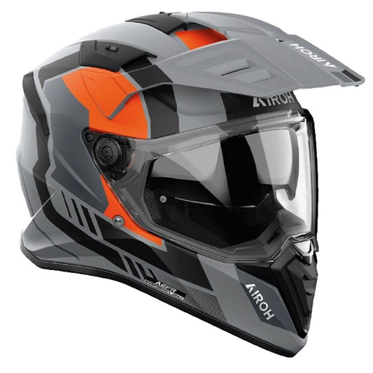 Airoh Bandit Horn Helmet Orange Matt