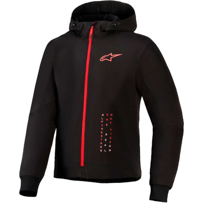 Felpa Casual Alpinestars RADIUM TECH Nero Rosso Brillante
