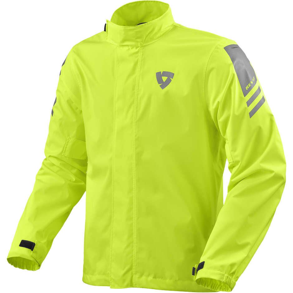 Giacca Antipioggia Moto Revit CYCLONE 4 H2O Neon Giallo