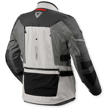 Giacca Moto Revit Sand 5 H2O Argento Antracite