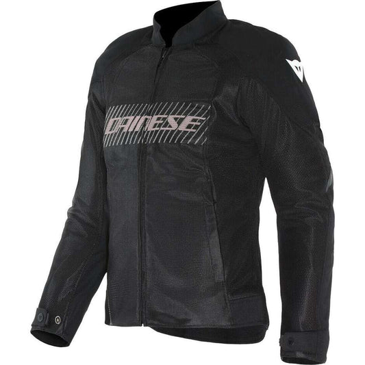 Giubbotto Moto Donna Dainese HEROSPHERE AIR TEX WMN Nero Bianco Pesca