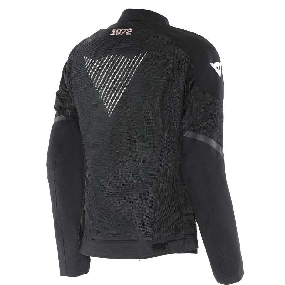 Giubbotto Moto Donna Dainese HEROSPHERE AIR TEX WMN Nero Bianco Pesca