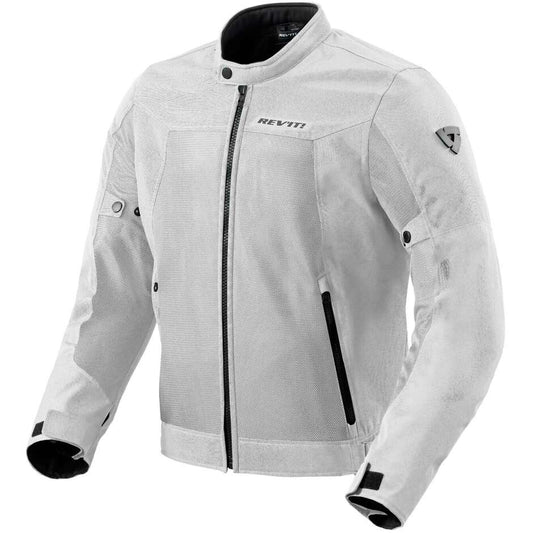 Giubbotto Moto Estiva Traforata Revit ECLIPSE 2 Argento