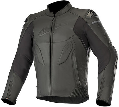 Chaqueta de cuero para moto Alpinestars CALIBER negra