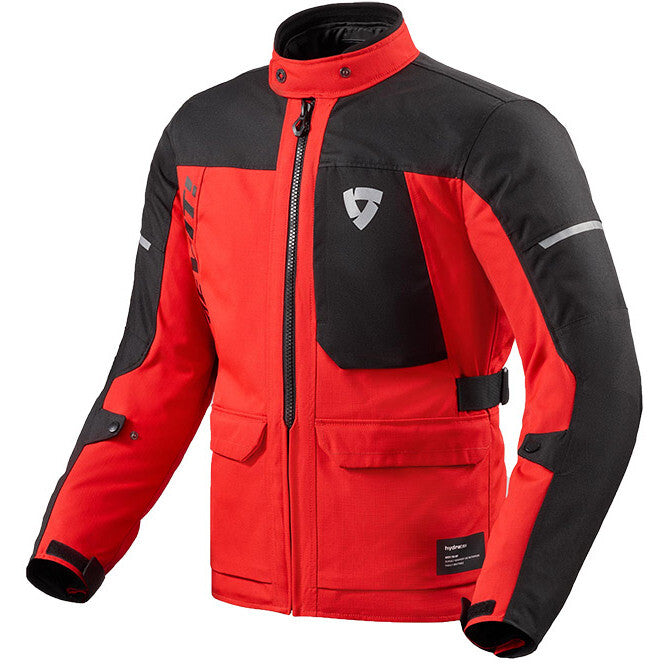 Giubbotto Moto Revit Convergent H2O Rosso Nero