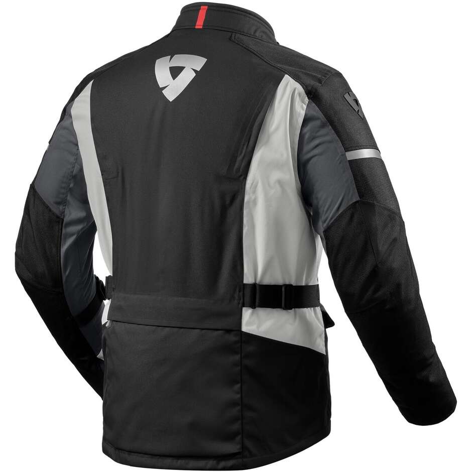 Chaqueta de moto Revit Horizon 3 H2O Negro Rojo