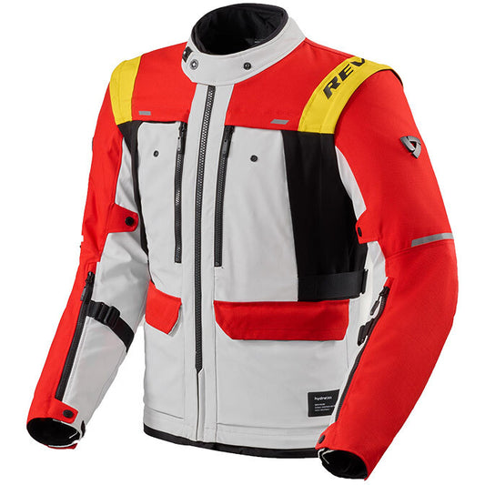 Giubbotto Moto Revit Offtrack 3 H2O Rosso Bianco