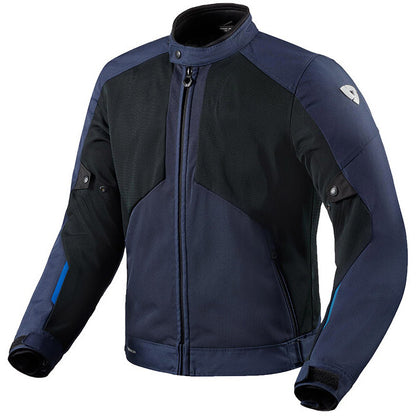 Giubbotto Moto Revit Torque 3 H2O Blu Scuro Nero