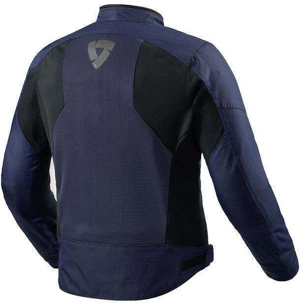 Giubbotto Moto Revit Torque 3 H2O Blu Scuro Nero