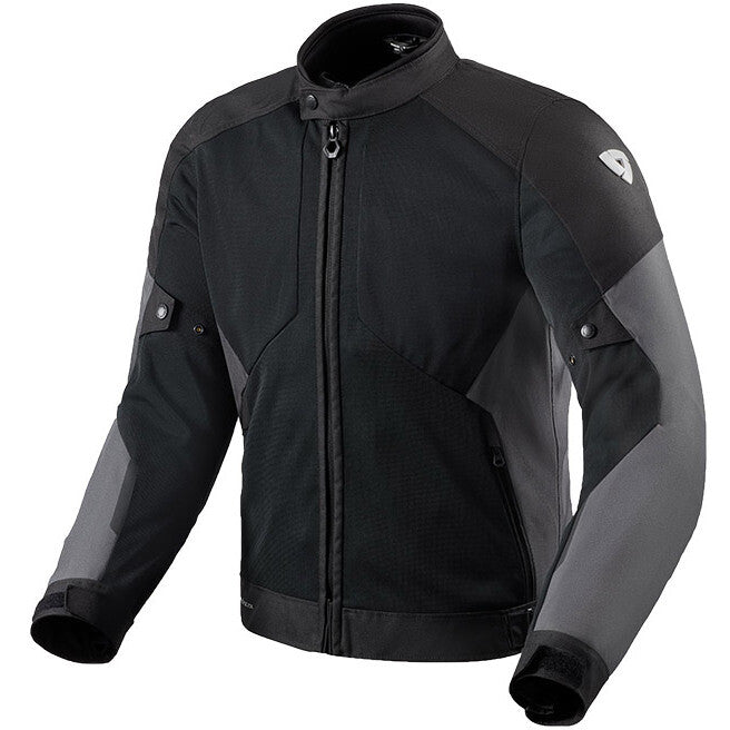 Giubbotto Moto Revit Torque 3 H2O Nero Antracite