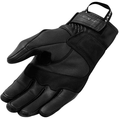 Rev'it REDHILL ​​Leather Motorcycle Gloves Black Grey