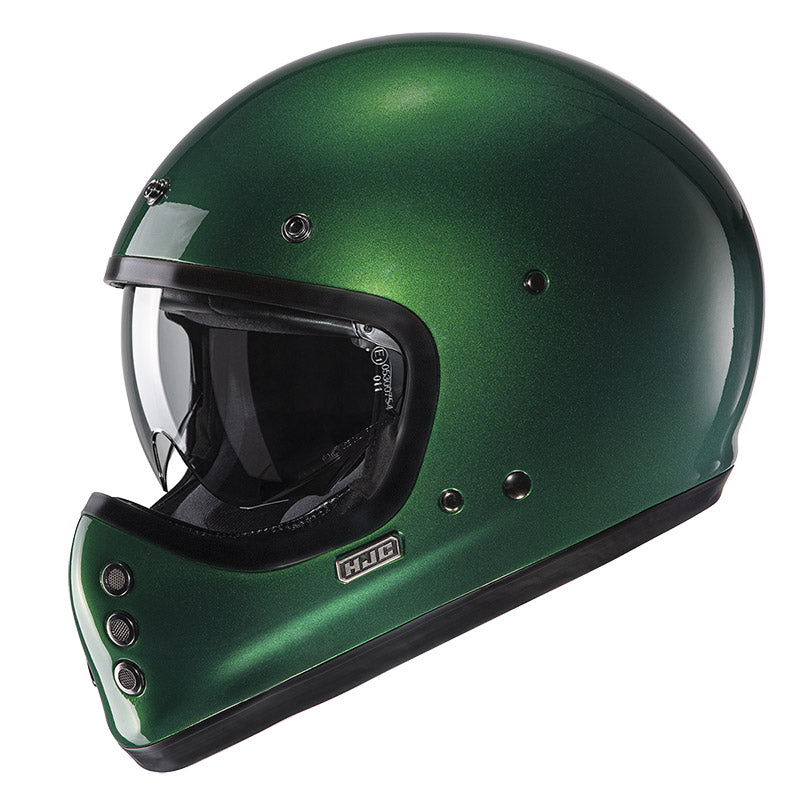Casco HJC V60 negro verde intenso