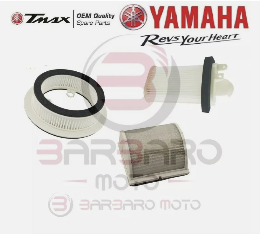 Kit of 3 Air Filters YAMAHA TMAX 500 2001 2002 2003 2004 2005 2006 2007 XP T-MAX 