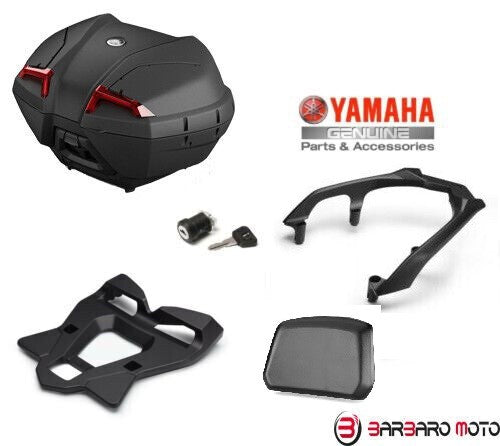 KIT PORTAEQUIPAJES + BAÚL 45 LT + COJÍN YAMAHA TMAX T-MAX 530 560 2017-2021