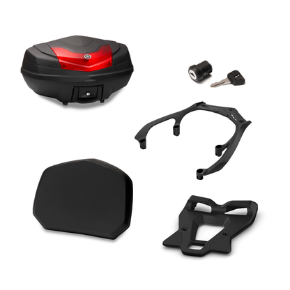 KIT PORTAEQUIPAJES + BAÚL 45 LT + COJÍN YAMAHA TMAX T-MAX 530 560 2017-2021