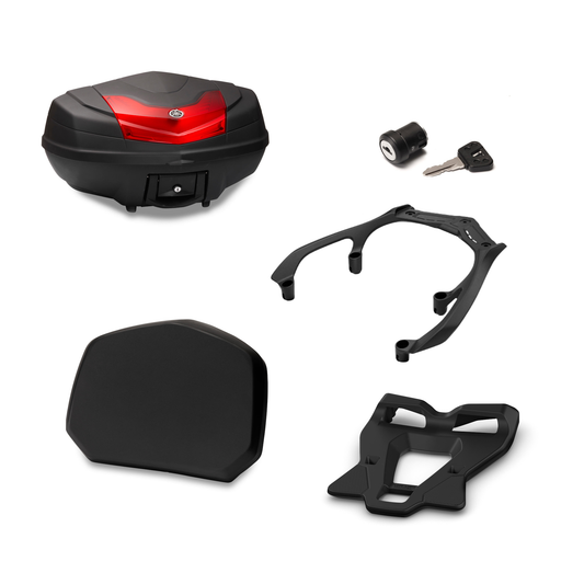 KIT PORTAEQUIPAJES + BAÚL 45 LT + COJÍN YAMAHA TMAX T-MAX 530 560 2017-2021