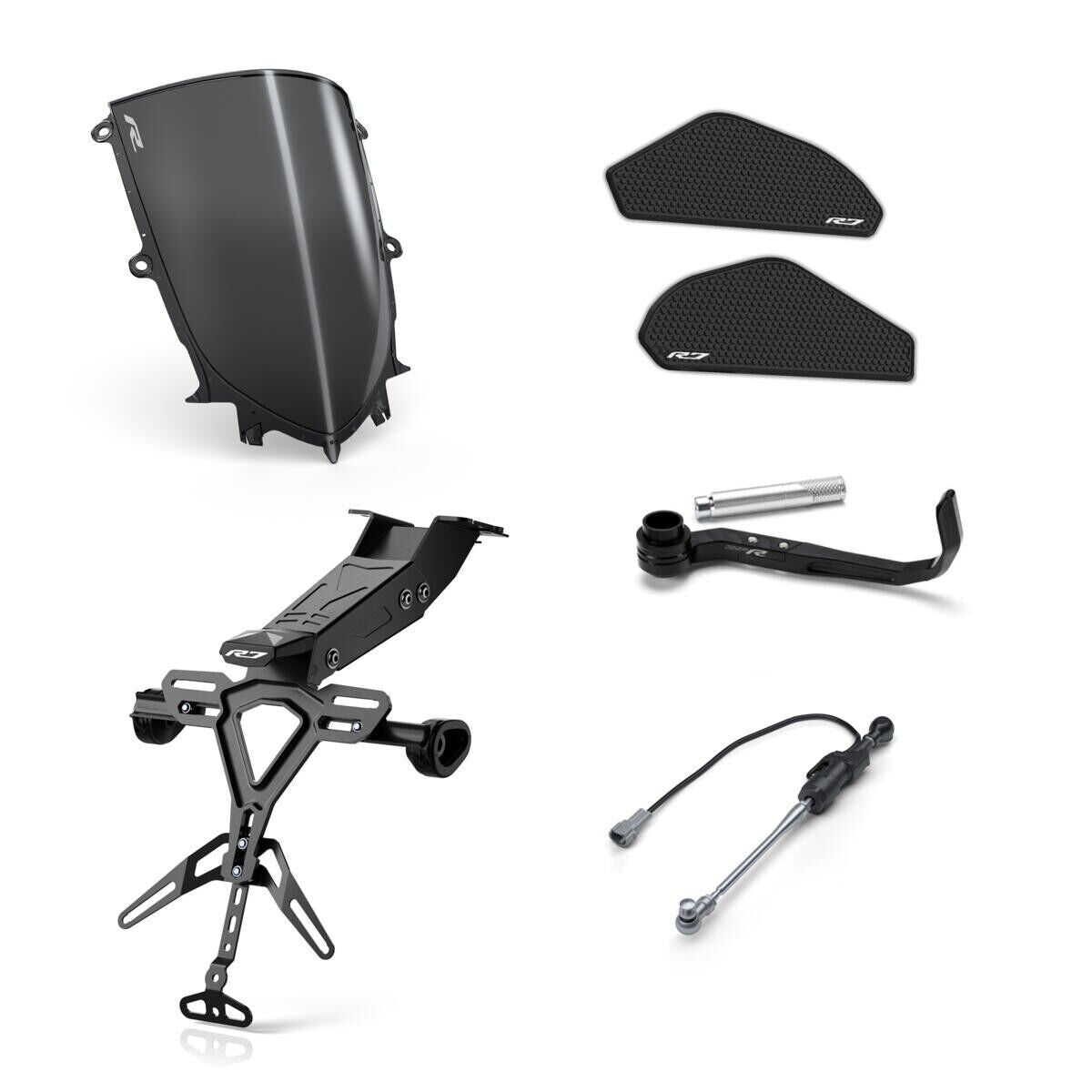 Kit Sport Style Pack R7 2022 2023 (Portamatrícula parabrisas cambio electrónico) 