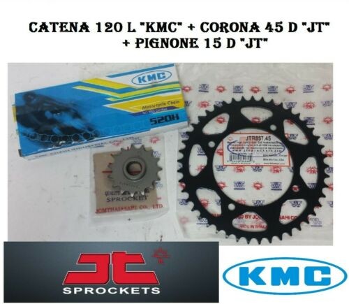 KIT TRANSMISION PIÑON 15 D+ CORONA 45 D+ CADENA 520 120 YAMAHA XT 600 E 3TB 