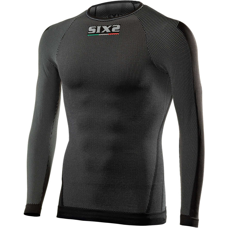 Maglia Intima Maniche Lunghe Sixs TS2 Black Carbon