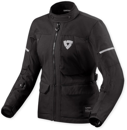 Revit Convergent H2O Chaqueta textil impermeable para motocicleta MUJER NEGRO