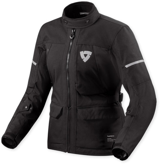 Revit Convergent H2O Giacca tessile impermeabile per motociclette DONNA NERO