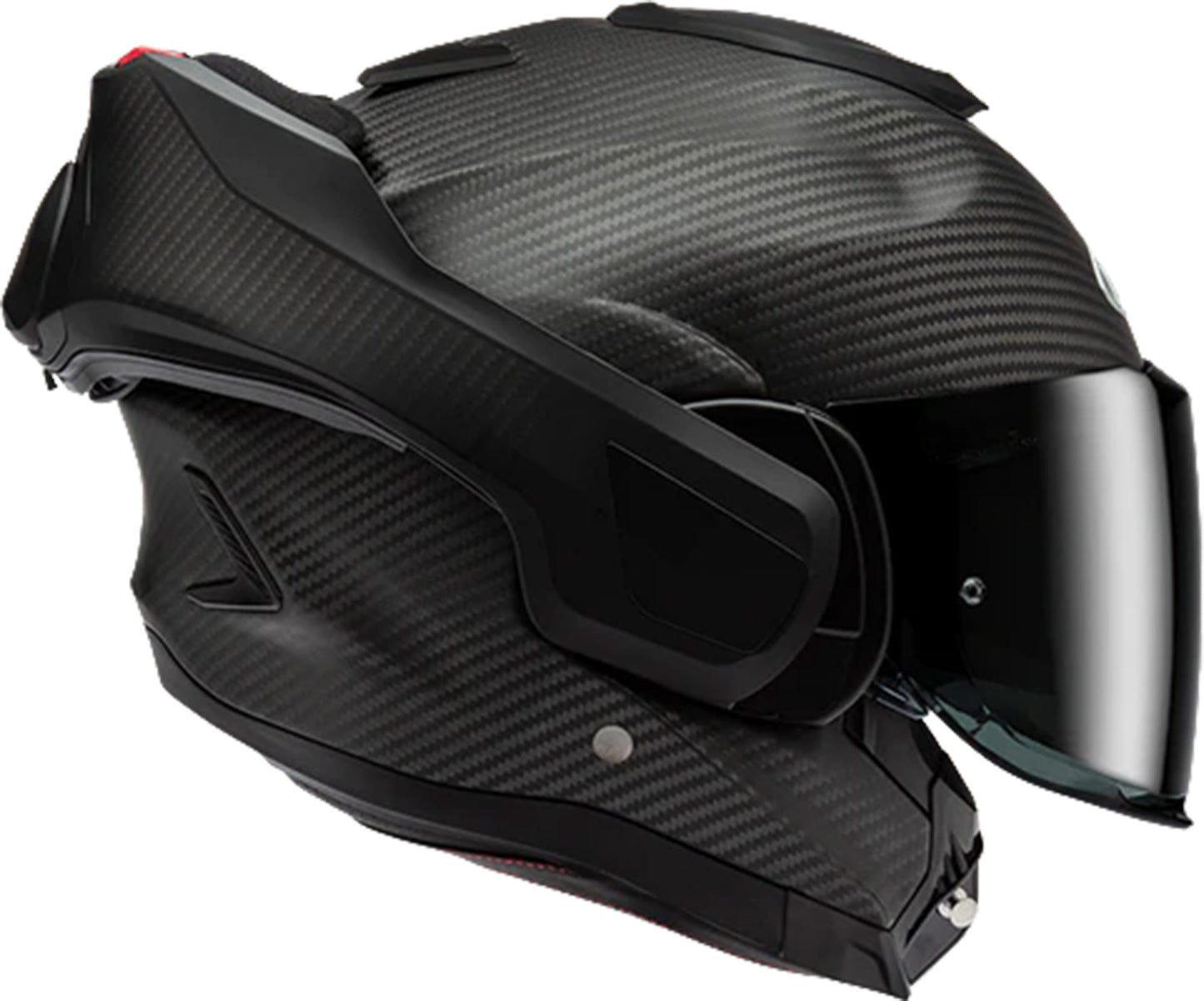 CASCO MODULARE HJC F100 CARBON MATT