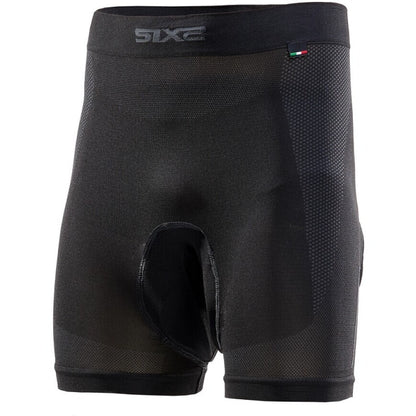 Pantaloncini Intimi Con Fondello Moto Sixs BT CC2L Nero Grigio Scuro