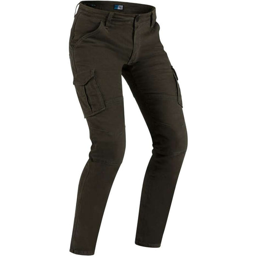Pantaloni Moto Tecnici PMJ Promo Jeans SANTIAGO Moro