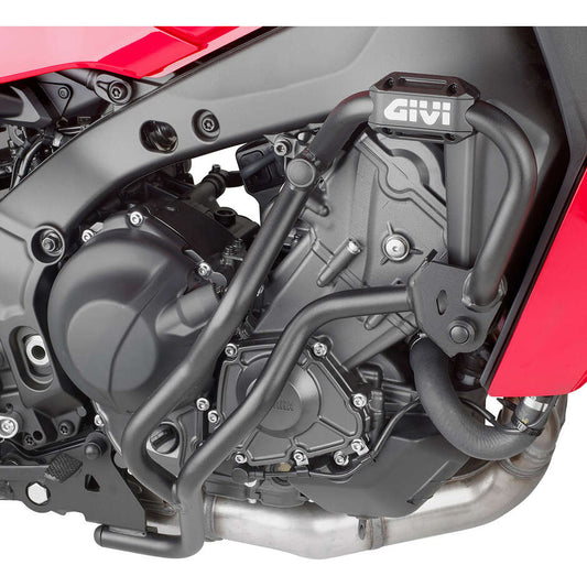 Paramotore tubolare nero Slider integrato Givi TN2159B Per YAMAHA Tracer 9 / Tracer 9 GT / Tracer 9 GT+ (21 > 24)