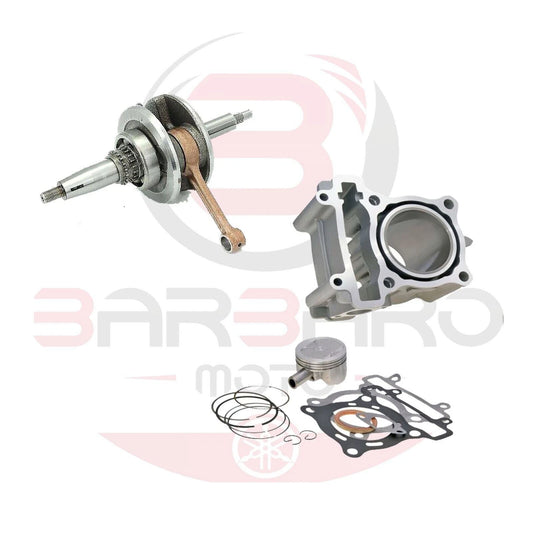 KIT CILINDRO+ALBERO MOTORE YAMAHA WR 125 R125 R MT 125 DAL 2008 AL 2018 52 mm.