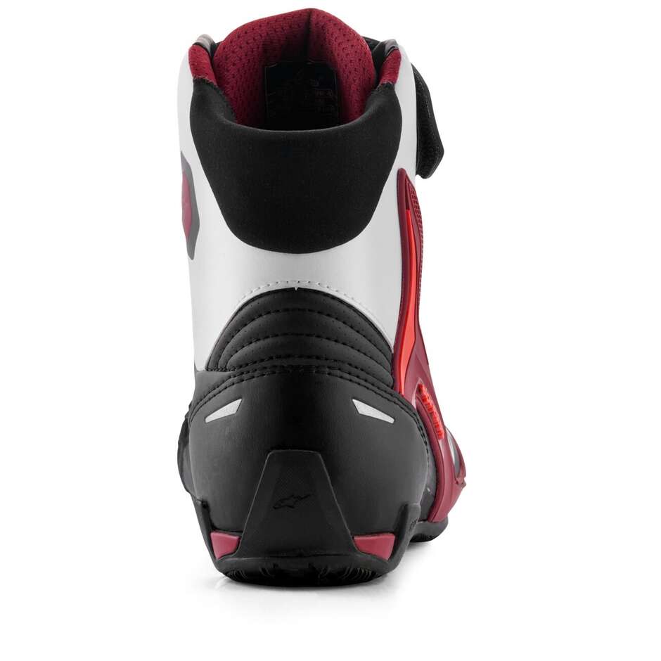 Scarpe Moto Alpinestars FASTER-4 Nero Bianco Scuro Rosso